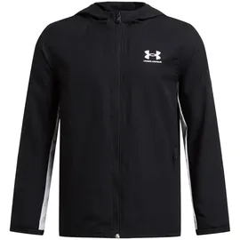 Under Armour Rival Woven Jungen Midlayer, schwarz - YSM