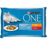 Sparpaket PURINA ONE 24 x 85 g - Sterilcat Huhn und Rind