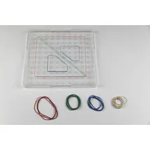Wissner 81605, Geometriebrett 23cm, ab 6 Jahre, Geometrie lernen