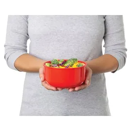 Sistema Mikrowellendose rund rot 0,915 l