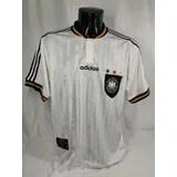 Adidas Deutschland DFB Adidas Trikot Europameisterschaft 1996 Heim Weiß Retro EM EURO 2024 Gr. M