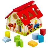 Goula Holzhaus Mit Geometrischen Formen (55220)