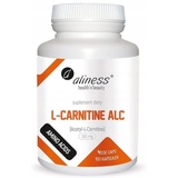 Aliness L-Carnitine ALC 500mg, Niere, Leber, Gehirn, Nahrungsergänzungsmittel, 100 kapseln