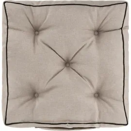 ASPERO Sitzkissen 50 x 50 x 10 cm beige 4 St.