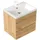 Posseik Waschbecken mit Unterschrank FELLINI 60 eiche gold 60,0 x 48,0 x 58,4 cm