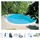 CLEAR POOL Ovalpool TAHITI 623 x 360 x 120 cm inkl. Sandfilteranlage und Reinigungsset