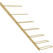 vidaXL Weinregal 7 Flaschen 1-tlg. Gold