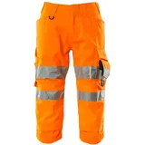 Mascot Warnschutz Dreiviertel-Hose mit Knietaschen 17549 Gr. 46 warnorange