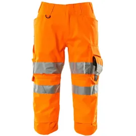 Mascot Warnschutz Dreiviertel-Hose mit Knietaschen 17549 Gr. 46 warnorange
