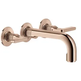 GESSI Inciso 2-Griff-Wannenarmatur Kupfer