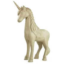 Décopatch Pappmaché Einhorn 40 x 13 x 55 cm