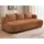 Home Affaire Big-Sofa HOME AFFAIRE "LUSSAC 4-Sitzer Design-Sofa mit Zierkissen, Maße B/T/H: 242/123/78 cm", terra, B:242cm H:78cm T:122,5cm, 100% Polyester, Sofas, Big-Sofa, hoher Sitzkomfort und modernes Design, Sofa ohne Bettfunktion