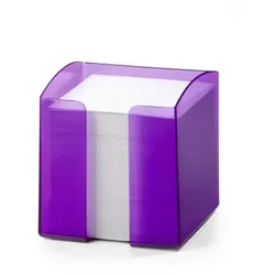 Durable Zettelkasten Trend 10x10x10,5cm transluzent lila
