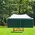 Relaxdays Seitenteile für Pavillon 2 Stück 3 x 2 m Grün