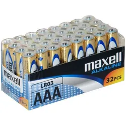 Maxell 32er-Pack Alkaline LR03 Batterien