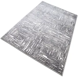 OTTO home Teppich OTTO HOME "Navid" Gr. 4, grau, B:160cm H:9mm L:230cm, Kunstfaser, Teppiche, Teppich, Kurzflor, Hoch-Tief-Struktur, 3D-Design, modern, pflegeleicht