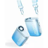 Jisulife Handventilator Jisulife Nackenventilator 5 4500mAh Mini Ventilator schwarz