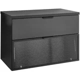 BASIC by Balculina Waschbeckenunterschrank Diosa, schwarz, Metall, 1 Schubladen, 80x55x46 cm, hängend, Badezimmer, Badezimmerschränke, Waschbeckenunterschränke