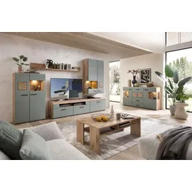 Innostyle Couchtisch Fun Plus II Holzoptik Braun Eiche