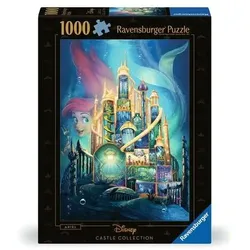 RAVENSBURGER 12000265 Puzzle 1000 Teile Disney Castles: Arielle