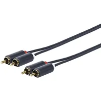 Vivolink PRORCARCA30, 2 x RCA 2 x RCA, Schwarzes