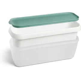 Springlane Eisbehälter 2-teiliges Set türkis 1 l