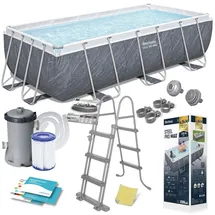BESTWAY Steel Pro Max 404 x 201 x 100 cm inkl. Filterpumpe