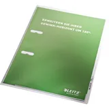 Leitz Sichthüllen DIN A4 grün genarbt 0,13 mm, 100 St.