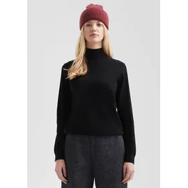 QS Pullover mit Stehkragen Schwarz M