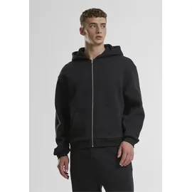 URBAN CLASSICS Fluffy Zip Hoody Kapuzenjacke schwarz, S