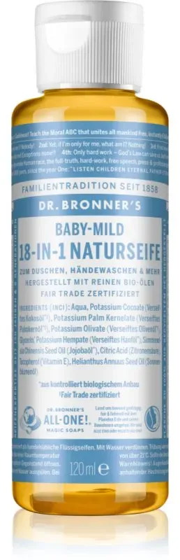 Dr. Bronner’s Baby-Mild Universelle Flüssigseife Nicht parfümiert 120 ml