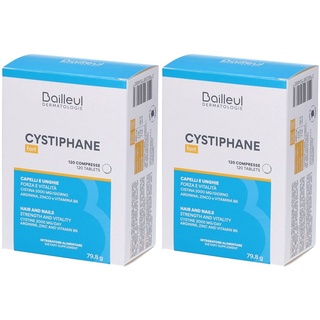Cystiphane fort Compresse Integratore Capelli e Unghie Set da 2 2x120