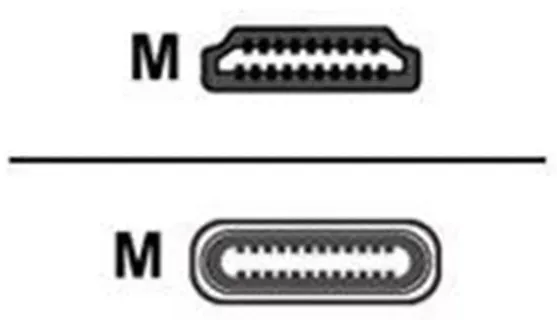 Crestron FT2A-CBL-PT Series adapter cable - HDMI / USB - 2.4 m