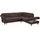 Home Affaire Ecksofa »Trondheim L-Form« mit Federkern braun