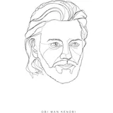 KOMAR Wandbild Star Wars Obi Wan 30 x 40 cm
