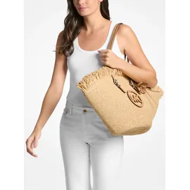 Michael Kors Isa Large Shopper Stroh Beige/Braun