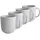 BUTLERS Teetasse 0,4 l Grau 4 St.