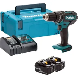 Makita DHP482RTJ inkl. 2 x 5,0 Ah + Ladegerät + Makpac