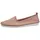 Andrea Conti Damen Slipper 0027449 Ballerina Mokassins bequem flexibel trendy, Größe:41 EU, Farbe:Rosa