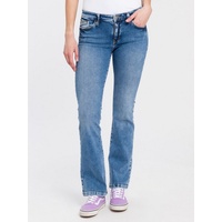 CROSS JEANS ® Cross Jeans Lauren Bootcut mit High Waist in Hellblau-W30 / L32