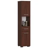abamihome Akord Fin Hochschrank 30 x 140 cm Wenge Holz