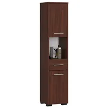 abamihome Akord Fin Hochschrank 30 x 140 cm Wenge Holz
