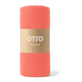 OTTO home Spannbettlaken Jersey 200 x 200 cm koralle