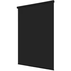 KS Handel 24 Halb Kassetten Duschrollo 100x240 cm Modell uni Schwarz