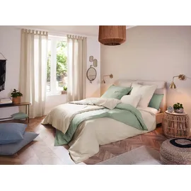 Primera Bettwäsche Stonewashed Beige 240 x 220 cm + 2 x 80 x 80 cm