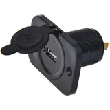 IWH USB Einbau-Steckdose 12/24 Volt 2100mA Belastbarkeit Strom max.=2.1A 12 oder 24 V/DC