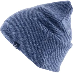 Wintermütze Sensei Fein Strickmütze Unisex Beanie Mütze Wollmütze Merino Wolle grau|blau No Size