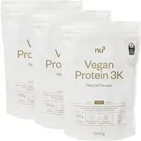 nu3 Vegan Protein 3K Neutre Poudre 3x1000 g