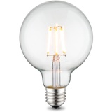 home sweet home collection Home Sweet Home LED-Lampe Globe-Form E27 (E27, Dimmbar, Neutralweiß, 550 lm, 6,5 W, Farbe: Klar)