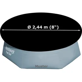 BESTWAY Flowclear Fast Set Poolabdeckung 240 cm